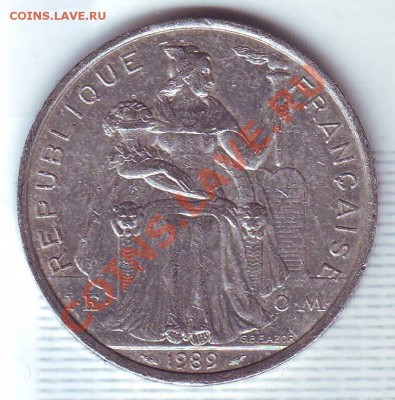 Нов.Каледония.5 Франков.1989.до 11 Октября - 19890014.JPG