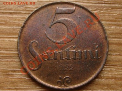 Латвия 5 сантимов 1922 до 09.10.13 в 21.00 М - IMG_5331