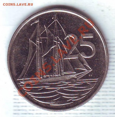 Кайманы.25 Центов.2005.Парусник. до 12 Октября - 20050009.JPG