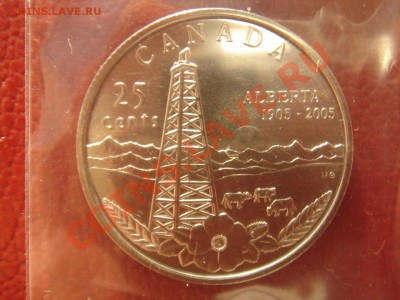Канада: 25 центов Альберта 2005 UNC до 11.10 22-0 - Канада 25 центов Альберта-1.JPG