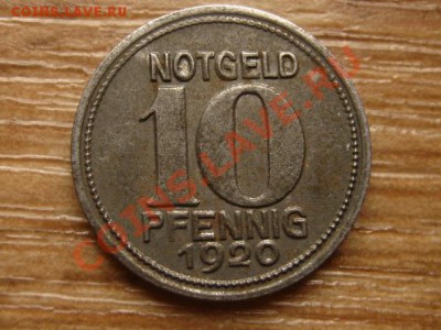 Германия нотгельд 10 пфеннингов 1920 до 10.10.13 в 21.00 М - IMG_5402