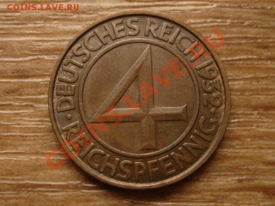Германия 4 пфеннинга 1932 Д до 10.10.13 в 21.00 М - IMG_5404