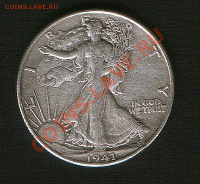 Пол доллара США. 1941год. - HWScan00186
