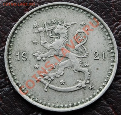 ФИНЛЯНДИЯ - 25 пенни 1921 - до 13 октября - 871
