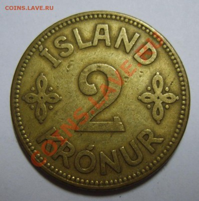 2 кроны Исландия 1929г. Тираж 77 000 шт. Оценка - S8309265.JPG
