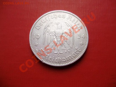 Германия, 5 марок Кирха с надписью 1934 j - P9250033.JPG