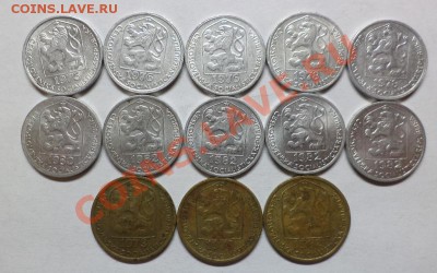 Чехословакия. 10 шт по 10 геллеров и 3 шт по 20 геллеров - DSC00009.JPG