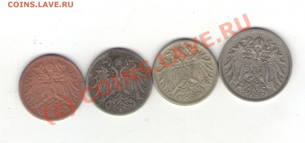 Австро-Венгрия 7 монет 1894-1918 до 21.01.10 в 21.00 мск - some 001