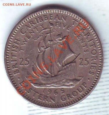 Брит.Кариб.Территории.25 Центов.1965. до 15.10 - 19650033.JPG