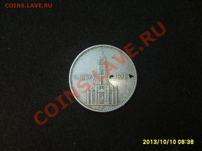 ГЕРМАНИЯ,2 РЕЙХСМАРКИ 1934 А(Кирха,подпись,Ag )!до12.10.2013 - S6000973.JPG