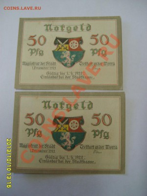 Treffurt an der Werra,6 * 50 ПФЕННИГОВ 1922г!!до 12.10.2013 - S6001026.JPG