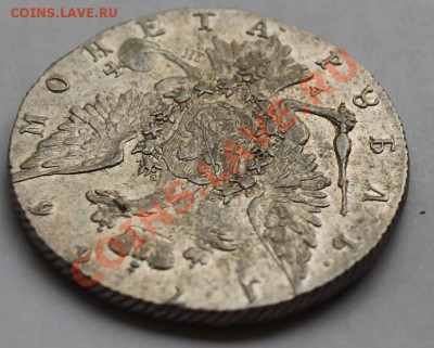 рубль 1766 года СПБ АШ - уг