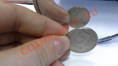 5 руб 1997 спмд и ммд,и 5 руб1998 г спмд повороты с номинала - 20131011_110952
