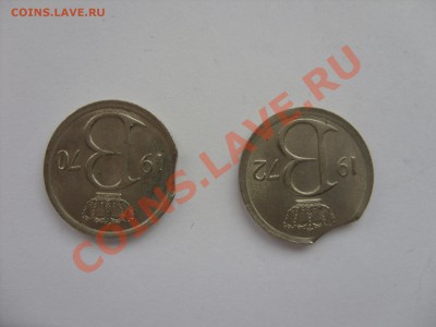 25 центов Бельгия 1970 и 1972 выкусы.15.10.20113 в 23:59МСК - SDC11177.JPG