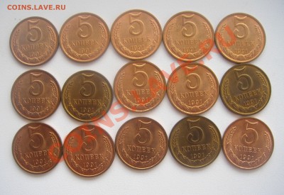 5коп.1991 л.одинаковые расколы 15штук. - DSC06016