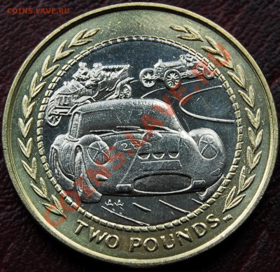БИМ. ОСТРОВ МЭН - 2 фунта 1998 - Автомобили - до 18 октября - 052