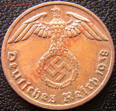 Германия (3-й Рейх)_1 рейхспфенниг 1938(А); до 13.10_22.00мс - 6139