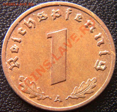 Германия (3-й Рейх)_1 рейхспфенниг 1938(А); до 13.10_22.00мс - 6138