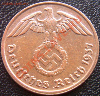 Германия (3-й Рейх)_2 рейхспфеннига 1937(D); до 13.10_22.02м - 6215