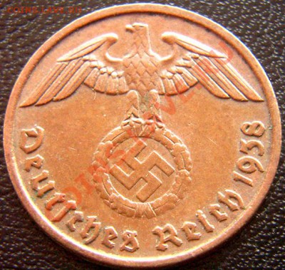 Германия (3-й Рейх)_2 рейхспфеннига 1938(D); до 13.10_22.04м - 6217
