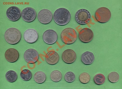24 монет стран Ближнего Востока и Азии без повтора— до 18 ок - 031a