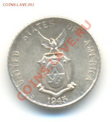 Ag. филиппины 10 сентаво 1945. до 18.10 22.00 - 6