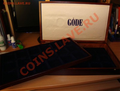 Нечастые альбомы и кейсы для монет - wood-case-36-03
