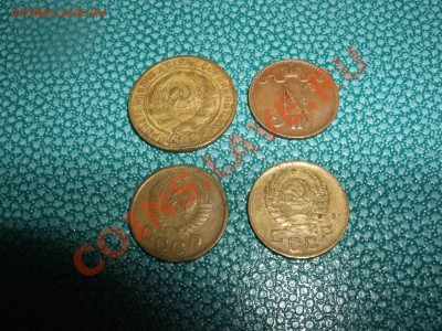 2 к.1926 +1 к.1940 + 1 к.1954 + 1 пенни 1915 - медь советы 004