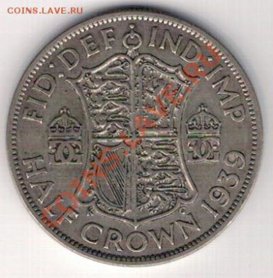 2 кроны 1939 до 21.10 в 22.00мск (6368) - 5-полкр1939а
