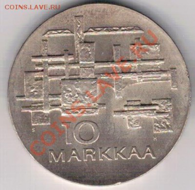 Ag Финляндия 10 марок 1967 Независимость 21.10 в 22ч (5628) - 5-фин1967а