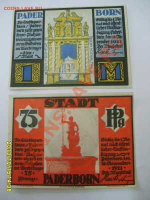 PADERBORN,1 МАРКА+75 ПФЕННИГОВ 1921г !!до 16.10.2013 - S6001169.JPG