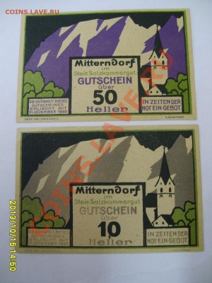 MITTERNDORF,50+10 HELLER 1920г!!до 16.10.2013 - S6001186.JPG