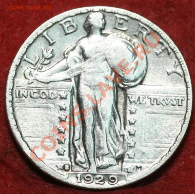 США квотер 1929год, серебро, до 21.10.13г 22-00мск - ид_01.JPG