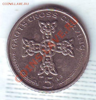 О.Мэн.5 Пенсов.2002.Кельтский крест. до 21.10 - 20020015.JPG