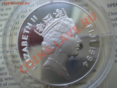 Фиджи: Ag-500 5 долларов 1994 ПРУФ до 19.10.13, 22-00 - Фиджи 5 долларов 1994-2.JPG