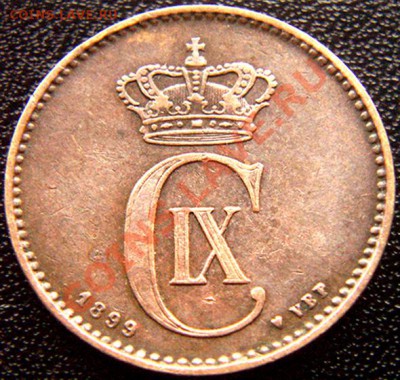 Дания_2 эре 1899. Отличная монета. Окончание 16.10_22.02мск - 6594