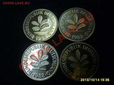 ФРГ,5 ПФЕННИГОВ  1988 D,F,J,G  (proof)!!до 18.10.2013 - S6001094.JPG