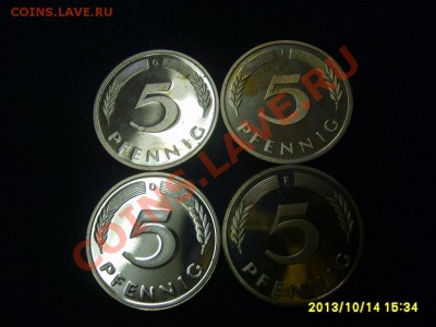 ФРГ,5 ПФЕННИГОВ  1988 D,F,J,G  (proof)!!до 18.10.2013 - S6001093.JPG