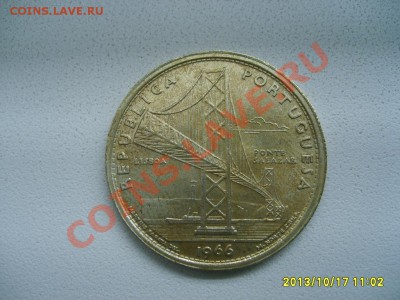 ПОРТУГАЛИЯ,20 ЭСКУДО 1966г(Ag0,650 ,мост)!!до 18.10.2013 - S6001226.JPG