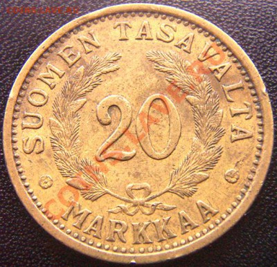 Финляндия_20 марок 1934; до 18.10_22.06мск - 6667