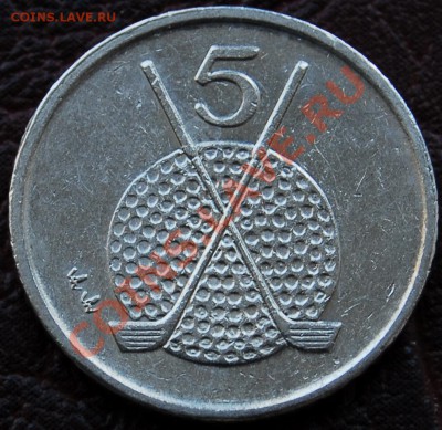 ОСТРОВ МЭН - 5 пенсов 1995 - Гольф - до 24 октября - 429
