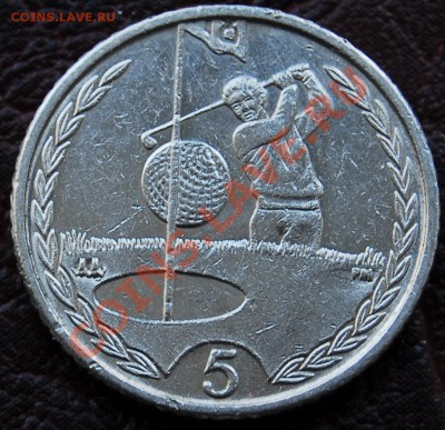 ОСТРОВ МЭН - 5 пенсов 1999 - Гольф - до 24 октября - 423