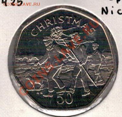 О.МЭН 50 ПЕНСОВ 1994 РОЖДЕСТВО ДО 24.10 В 22.00МСК (7008) - 4-о.мэн94а
