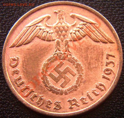 Германия (3-й Рейх)_2 рейхспфеннига 1937(А); до 20.10_22.08м - 6728