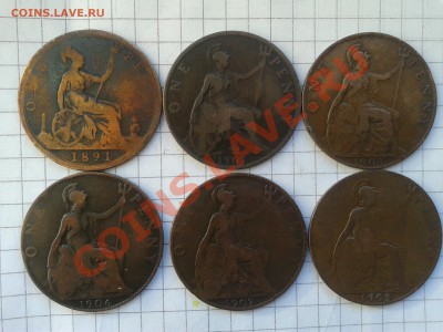великобритания 1 пенни погодовка 1891-1967гг спрос+оценка - 20131020_115345