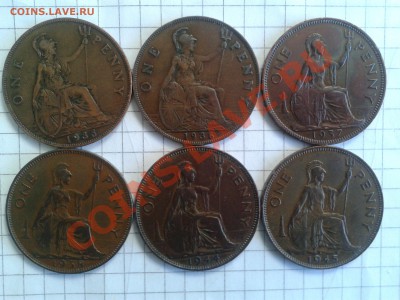 великобритания 1 пенни погодовка 1891-1967гг спрос+оценка - 20131020_115918