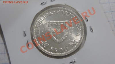 UNC Португалия 5 эскудо 1960 Г.Мореплаватель - DSC02672.JPG