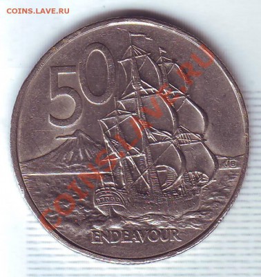 Н.Зеландия.50 Центов.1987."Эндевор" до 26.10 - 19870019.JPG