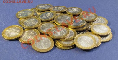10 руб. биметалл Юрьевец 10 шт. отличные - Юрьевец 1