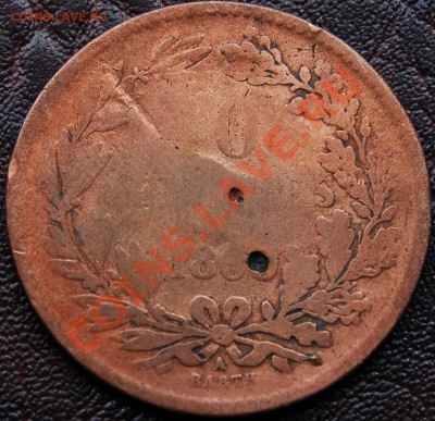 ЛЮКСЕМБУРГ - 10 сантимов 1860 - С рубля - до 26 октября - 473